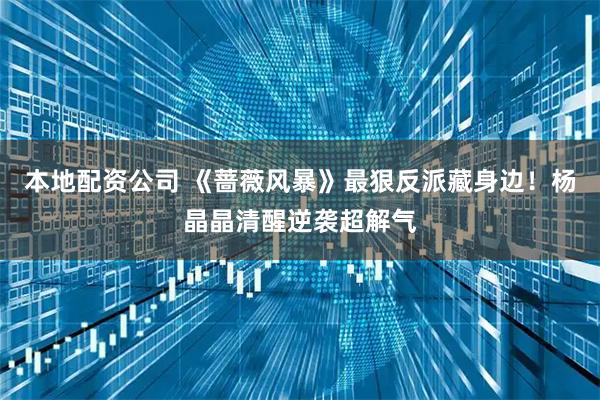 本地配资公司 《蔷薇风暴》最狠反派藏身边！杨晶晶清醒逆袭超解气